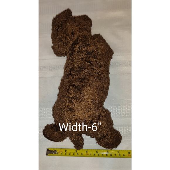 TY Flopper Plush Brown Dog Puppy Toy Chocolate Lab Stuffed Animal 2001 12" - Picture 11 of 11